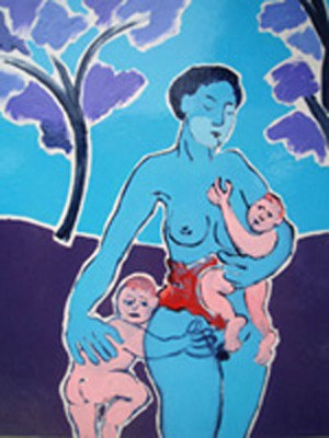 Maternit� aux deux arbres