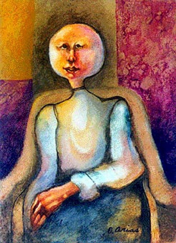 Mujer sentada