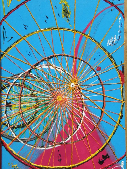 Obra de arte: las bicicletas Artistas y arte. Artistas de la tierra Obra de arte: las bicicletas Artistas y arte. Artistas de la tierra
