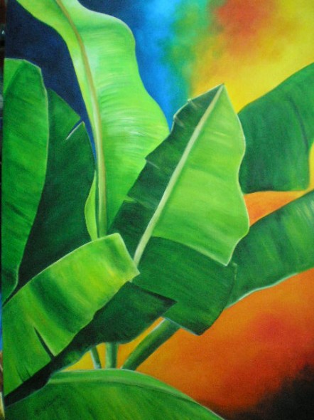 foto88336.jpg (442×590) | Pinturas de hoja, Pinturas