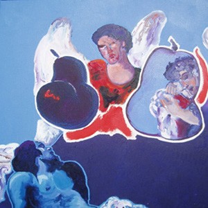 Les anges pleurant le Christ mort ( d'apr�s IL GUERCINO )