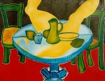 Obras de arte: Europa : Francia : Nord-Pas-de-Calais : LONGUENESSE : Table bleue