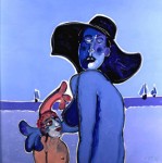 Obras de arte: Europa : Francia : Nord-Pas-de-Calais : LONGUENESSE : Maternit� au chapeau