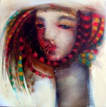 Obras de arte: America : Chile : Region_Metropolitana-Santiago : Santiago_de_Chile : Retrato sobre Mandala