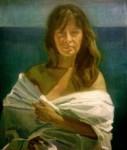 Obras de arte: Europa : Espa�a : Valencia : valencia_ciudad : retrato frente al mar