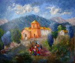 Obras de arte: America : Argentina : Salta : Salta_ciudad : Mezcla de tradici�n y fe (misachico) - Amblayo, Salta