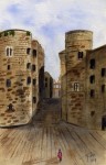 Obras de arte: Europa : Espa�a : Catalunya_Barcelona : Castelldefels : Entrada Barrio G�tico