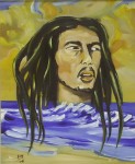 Obras de arte: Europa : Espa�a : Canarias_Las_Palmas : ciudad : retrato bob marley
