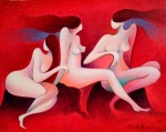 Obras de arte: America : Per� : Lima : chosica : Conversando