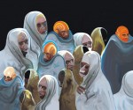 Obras de arte: Europa : Espa�a : Madrid : Madrid_ciudad : En el sur tambi�n enfr�a por la noche