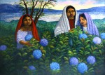 Obras de arte: America : Bolivia : Cochabamba : Cochabamba_ciudad : Rcolectoras de flores
