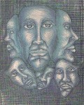 Obras de arte: America : M�xico : Mexico_Distrito-Federal : Coyoacan : AUTORETRATO