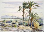Obras de arte: Europa : Espa�a : Murcia : Murcia_ciudad : Palmeras al viento