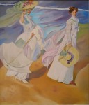 Obras de arte: Europa : Espa�a : Canarias_Las_Palmas : ciudad : paseo a orillas del mar (copia de sorolla)