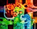 Obras de arte: America : Bolivia : Cochabamba : Cochabamba_ciudad : Mirada escondida