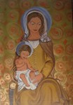 Obras de arte: Europa : Espa�a : Catalunya_Tarragona : Reus : Virgen con ni�o