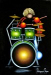 Obras de arte: America : Colombia : Santander_colombia : Bucaramanga : BATERISTA - ROCKERO