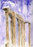 Obras de arte: Europa : Espa�a : Catalunya_Barcelona : Castelldefels : Azul y piedra triste