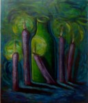 Obras de arte: America : Venezuela : Zulia : Maracaibo : Botella verde