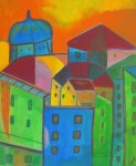 Obras de arte: Europa : Espa�a : Madrid : Valdemorillo : Pueblo de Espa�a