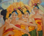 Obras de arte: Europa : Espa�a : Canarias_Las_Palmas : ciudad : bailarinas balinesas