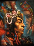 Obras de arte: America : Per� : Cusco : cusco_ciudad : inca ghost