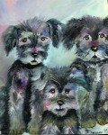 Obras de arte: Europa : Espa�a : Catalunya_Barcelona : BCN : Perritos / 15 a�os