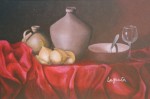 Obras de arte: America : Argentina : Buenos_Aires : La_Plata : Mesa con mantel rojo