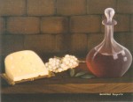 Obras de arte: America : Argentina : Buenos_Aires : La_Plata : Bodeg�n con queso y uvas