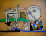 Obras de arte: America : Cuba : Ciudad_de_La_Habana : San_Miguel_del_Padr�n : arlequin