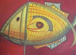 Obras de arte: Europa : Espa�a : Madrid : Valdemorillo : Pez Amarillo Rallado