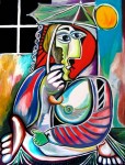 Obras de arte: Europa : Espa�a : Andaluc�a_M�laga : Ronda : MUJER CON SOMBRILLA