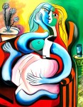 Obras de arte: Europa : Espa�a : Andaluc�a_M�laga : Ronda : MATERNIDAD