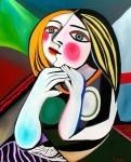 Obras de arte: Europa : Espa�a : Andaluc�a_M�laga : Ronda : LA ESTUDIANTE