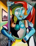 Obras de arte: Europa : Espa�a : Andaluc�a_M�laga : Ronda : BESO EN EL AUTOBUS