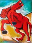 Obras de arte: Europa : Espa�a : Andaluc�a_M�laga : Ronda : CABALLO SALVAJE
