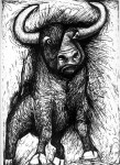 Obras de arte: Europa : Espa�a : Andaluc�a_M�laga : Ronda : TORO DE LIDIA