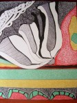 Obras de arte: Europa : Espa�a : Catalunya_Tarragona : Reus : Graffiti LOS PECHOS FUENTE DE VIDA