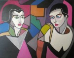 Obras de arte: Europa : Espa�a : Murcia : Murcia_ciudad : Las amantes