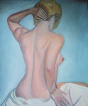 Obras de arte: Europa : Espa�a : Catalunya_Tarragona : Reus : Desnudo, Flor Lorea- Rosa Mar�a Noval