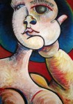 Obras de arte: America : Argentina : Buenos_Aires : Ciudad_de_Buenos_Aires : Mujer con sombrero azul