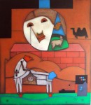 Obras de arte: America : Cuba : Ciudad_de_La_Habana : San_Miguel_del_Padr�n : La vida es silbar.