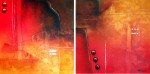 Obras de arte: America : Chile : Region_Metropolitana-Santiago : Las_Condes : diptico rojo
