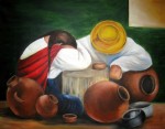Obras de arte: Europa : Espa�a : Catalunya_Barcelona : Barcelona : pareja