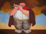 Obras de arte: Europa : Espa�a : Catalunya_Barcelona : Barcelona : flauta