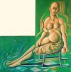 Obras de arte: Europa : Espa�a : Catalunya_Tarragona : L-ARBO� : DONA AMB POMA
