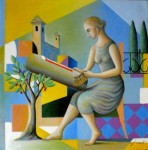 Obras de arte: Europa : Espa�a : Catalunya_Tarragona : L-ARBO� : LA PUNTAIRE DE L'ARBO�