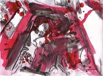Obras de arte: America : Argentina : Chubut : Comodoro_Rivadavia : Negro y rojo 9