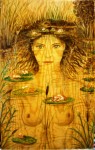 Obras de arte: Europa : Espa�a : Catalunya_Tarragona : Reus : En un Jard�n de Nen�fares, Emilio Romero