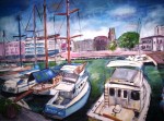Obras de arte: America : Argentina : Buenos_Aires : Ciudad_de_Buenos_Aires : Puerto verde